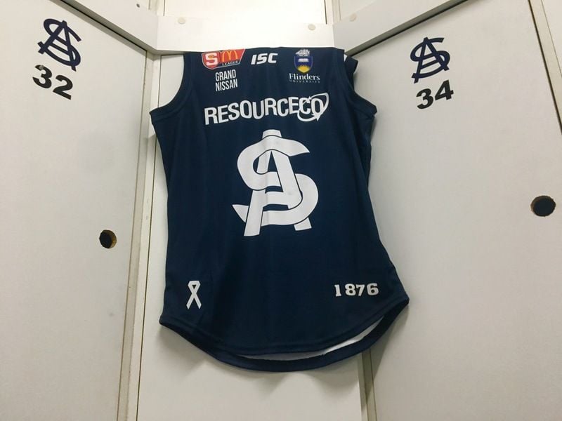 South Adelaide to Proudly Wear White Ribbon on Traditional Navy Guernsey South Adelaide to Proudly Wear White Ribbon on Traditional Navy Guernsey